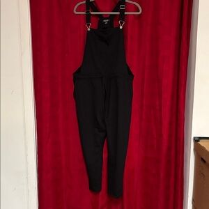 Rouge! Black Jumpsuit with Buckle Straps